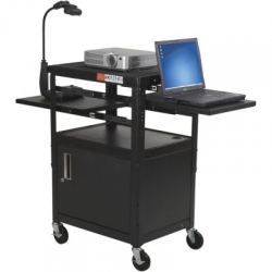 Dual Adjustable Laptop Cart